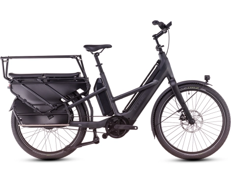 Vélo électrique cargo Unisexe LONGTAIL HYBRID FAMILY 725 Gris