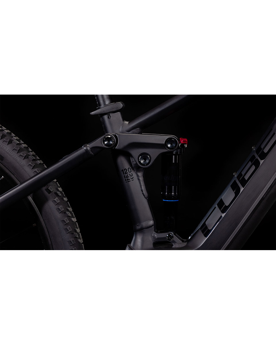 VTT électrique tout suspendu STEREO HYBRID 120 ONE 625 Noir/Noir