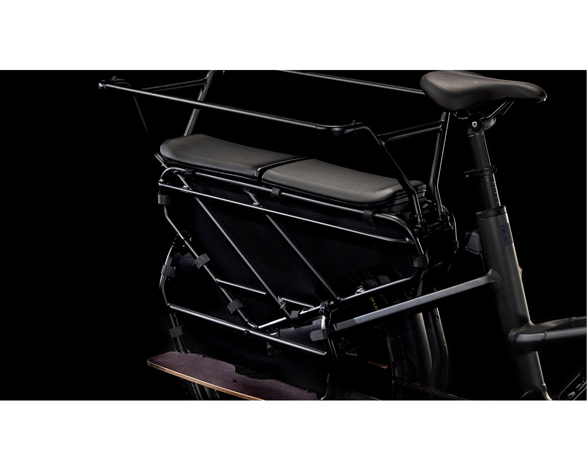 Vélo électrique cargo Unisexe LONGTAIL HYBRID FAMILY 725 Gris