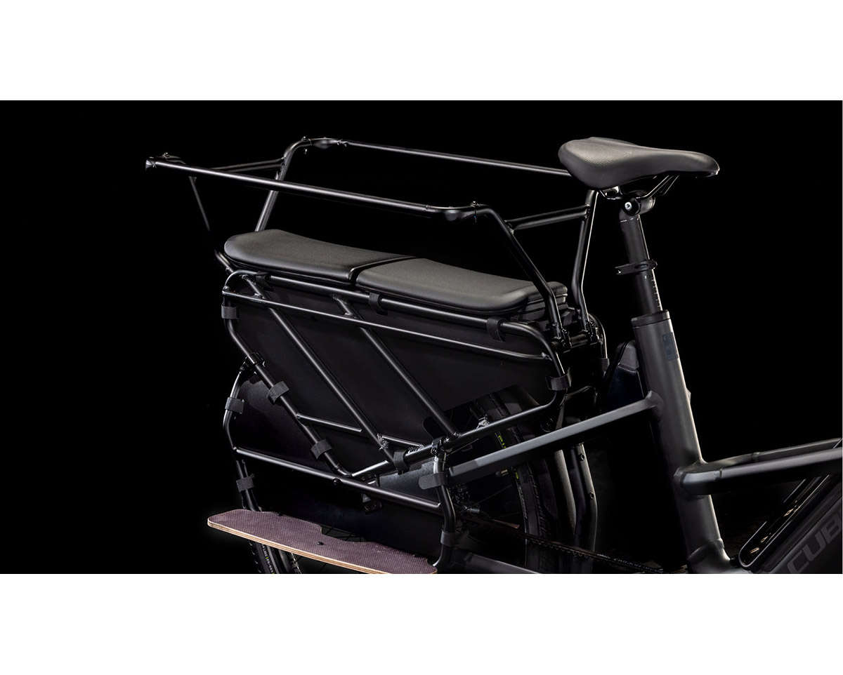 Vélo électrique cargo Unisexe LONGTAIL HYBRID FAMILY 725 Gris