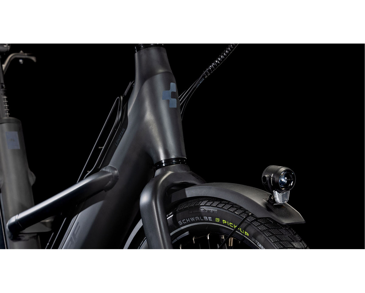 Vélo électrique cargo Unisexe LONGTAIL HYBRID FAMILY 725 Gris